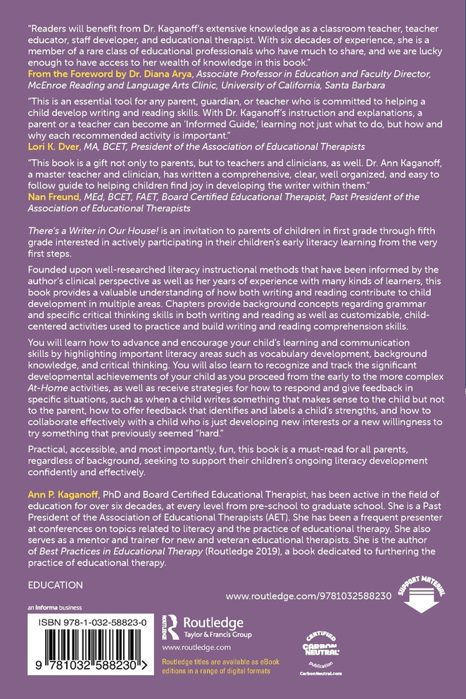 There's a Writer in Our House! Strategies for Supporting and Encouraging Young Writers and Readers at Home