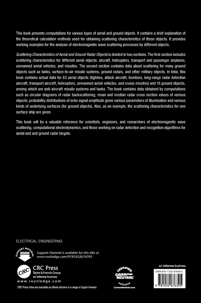 Scattering Characteristics of Aerial and Ground Radar Objects