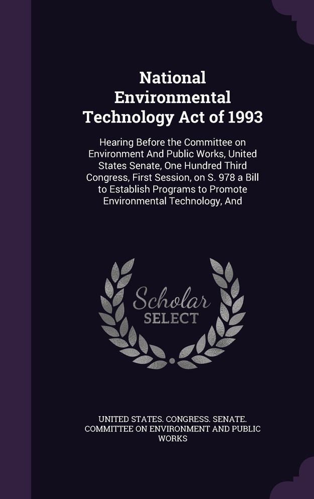 National Environmental Technology Act of 1993