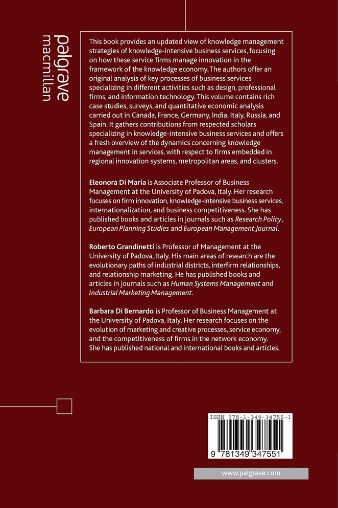 Exploring Knowledge-Intensive Business Services