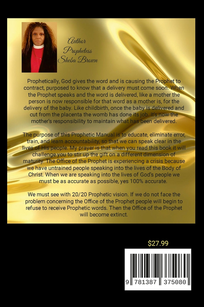 PROPHETIC ETIQUETTE MANUAL - THE DESIGN OF A PROPHETIC CHAMPION