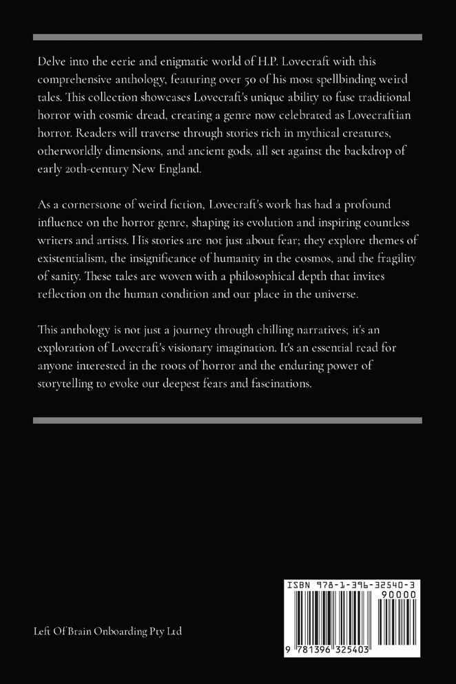 An H. P. Lovecraft Anthology