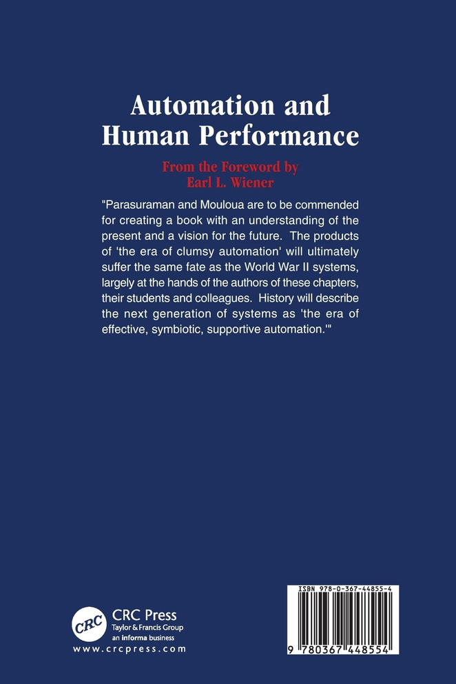 Automation and Human Performance