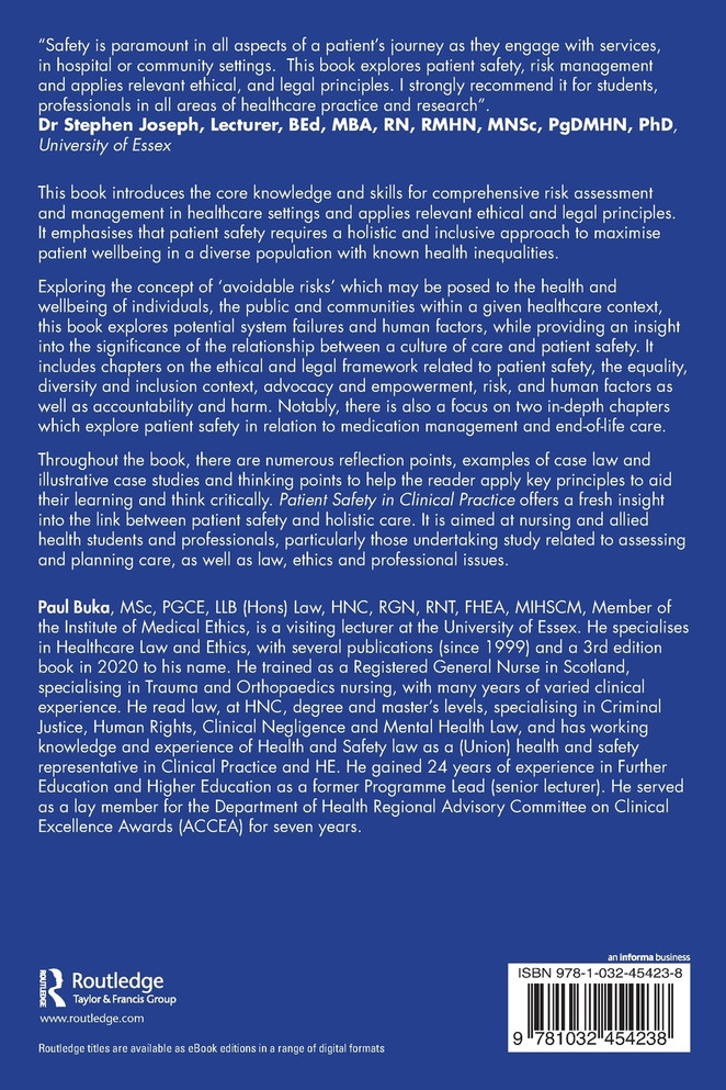 Patient Safety in Clinical Practice