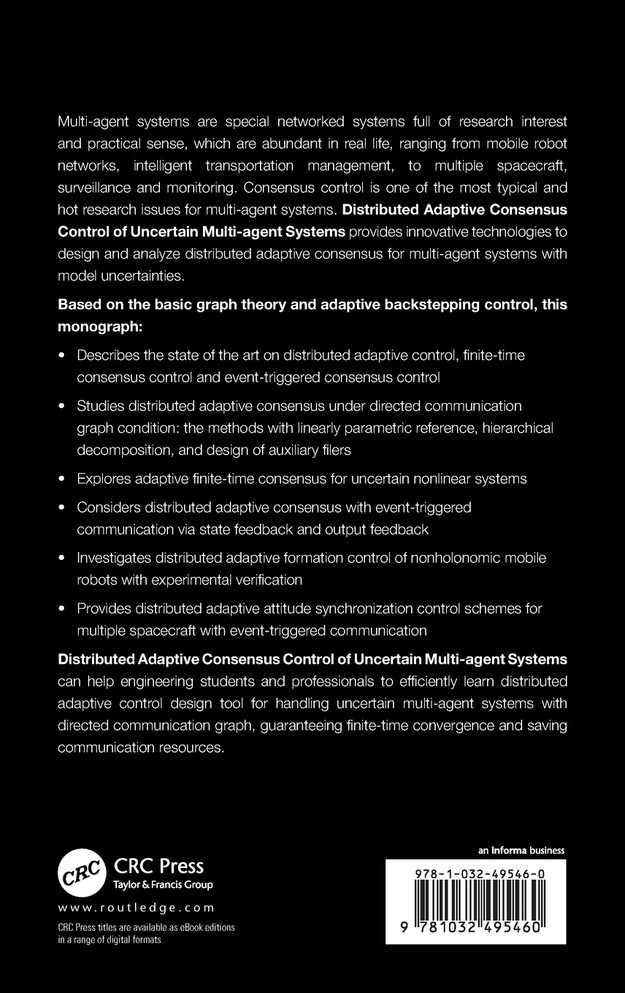 Distributed Adaptive Consensus Control of Uncertain Multi-Agent Systems