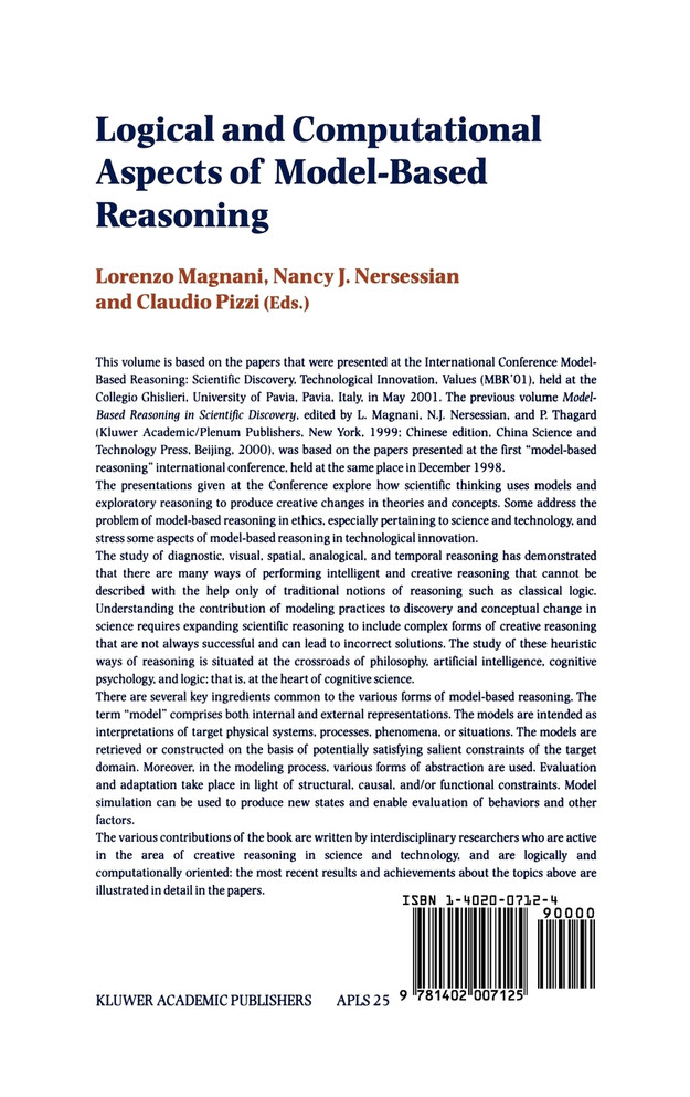 Logical and Computational Aspects of Model-Based Reasoning