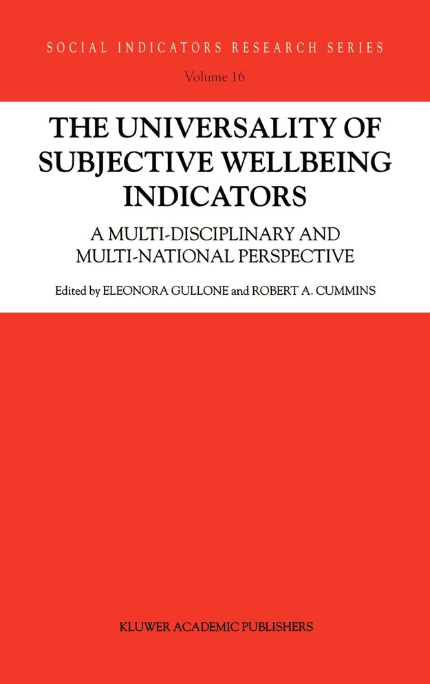The Universality of Subjective Wellbeing Indicators