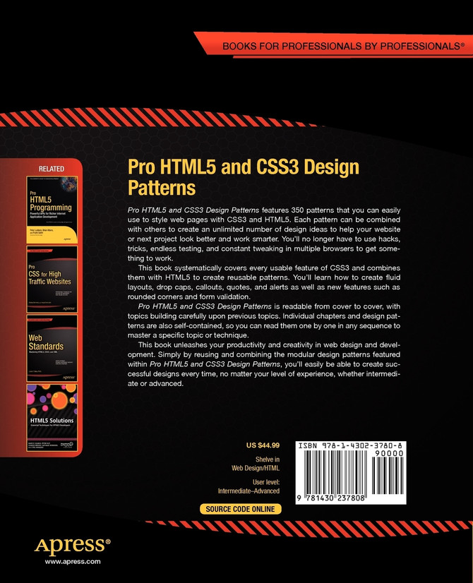 Pro HTML5 and CSS3 Design Patterns