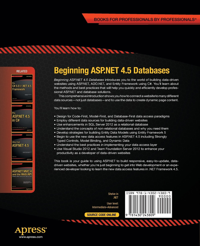 Beginning ASP.NET 4.5 Databases