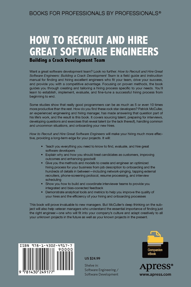 How to Recruit and Hire Great Software Engineers