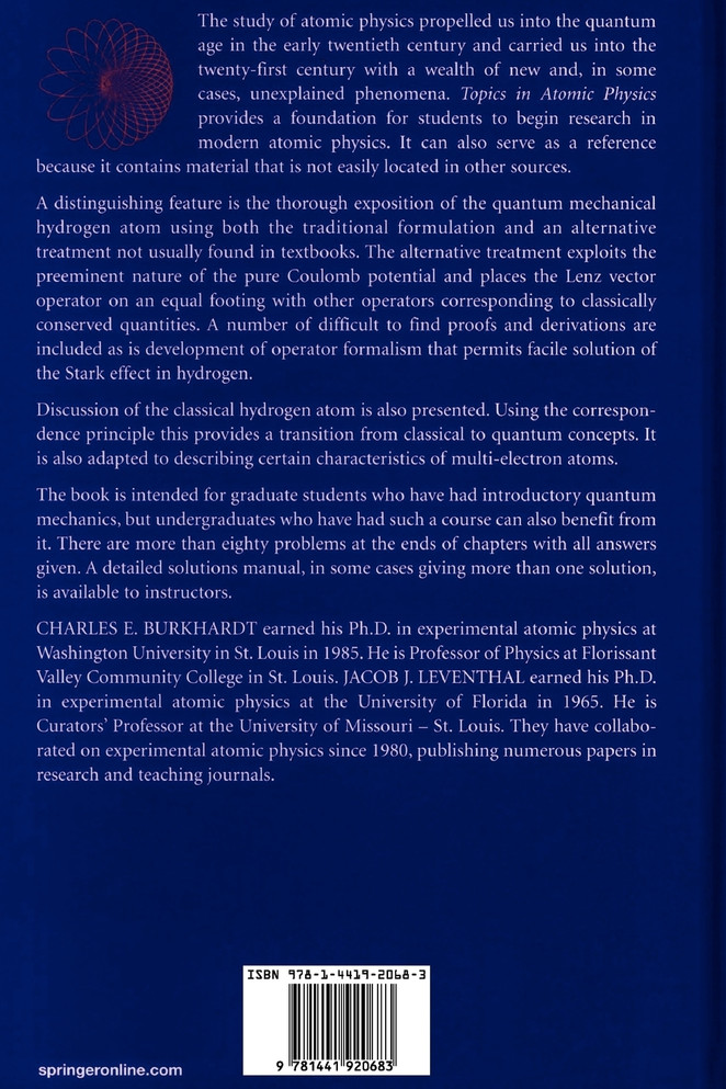 Topics in Atomic Physics