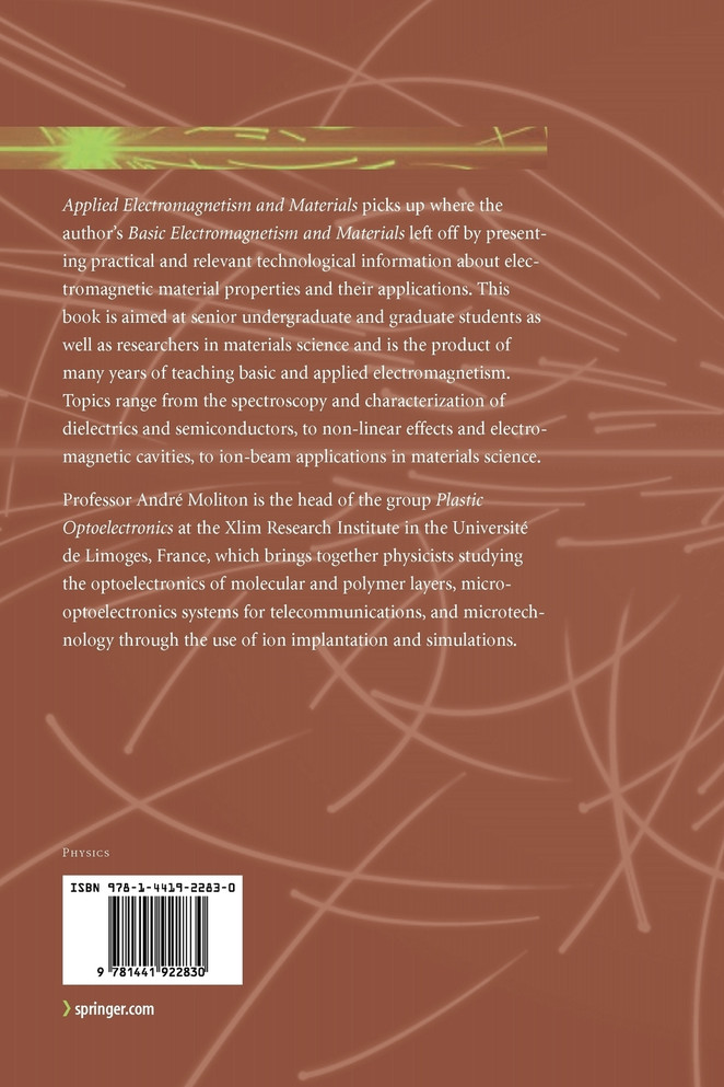 Applied Electromagnetism and Materials