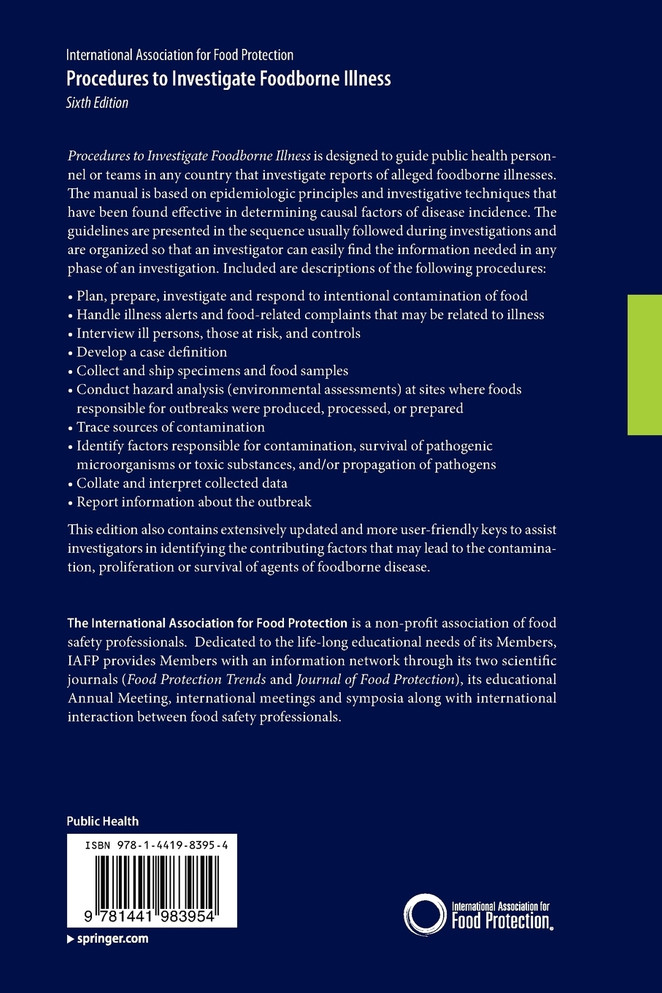 Procedures to Investigate Foodborne Illness