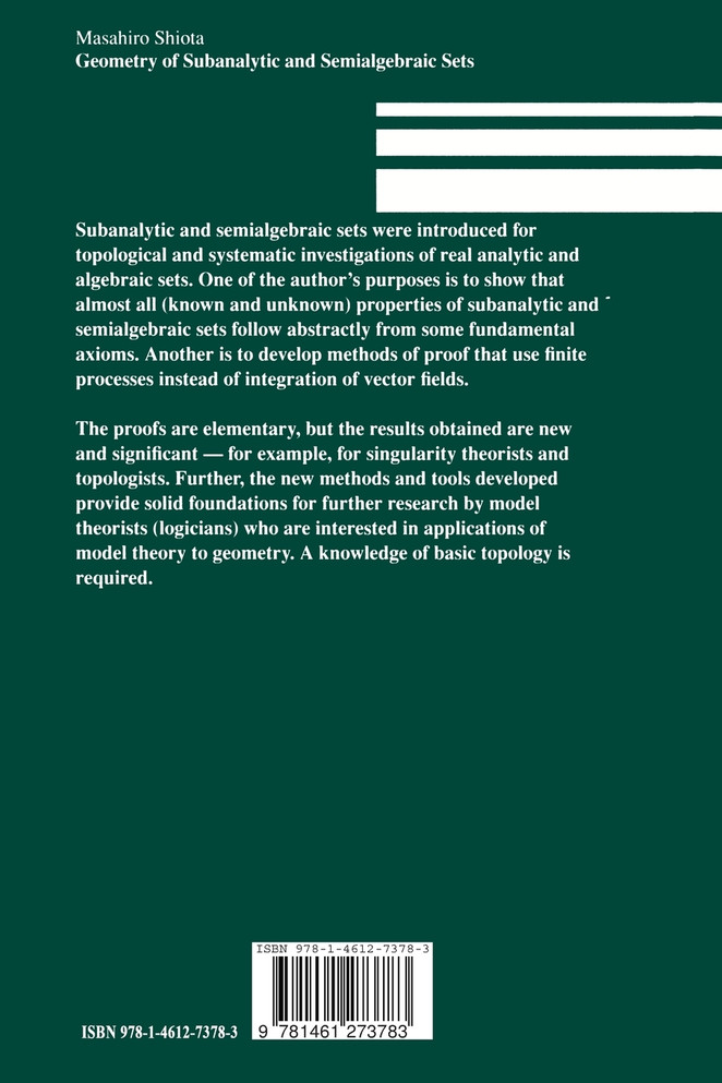 Geometry of Subanalytic and Semialgebraic Sets