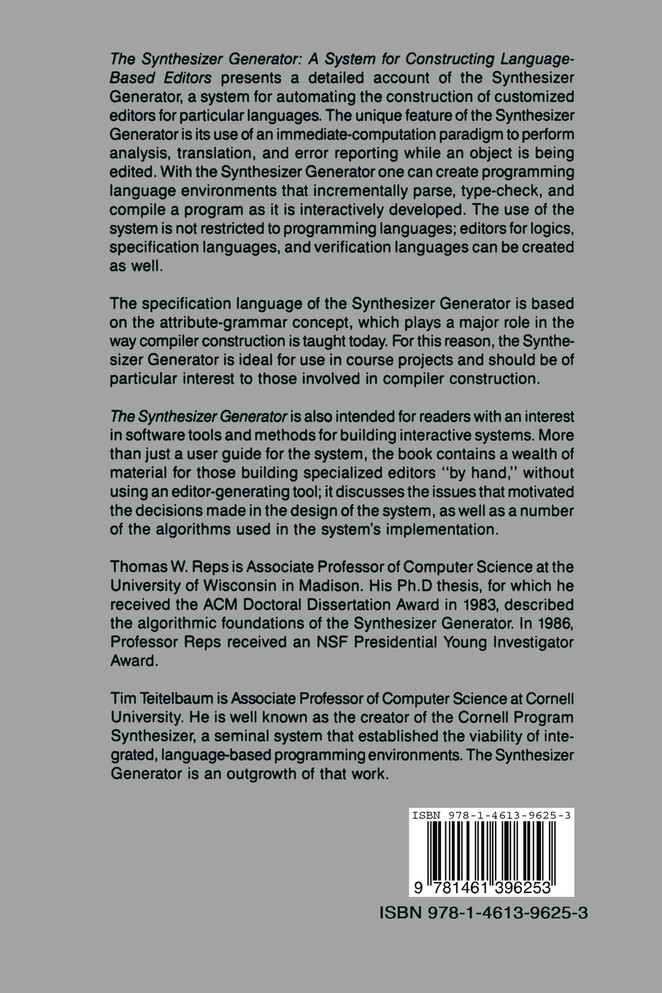 The Synthesizer Generator