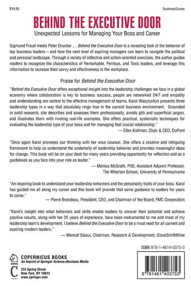 Behind the Executive Door