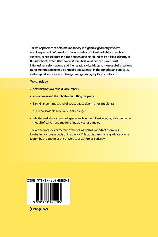 Deformation Theory