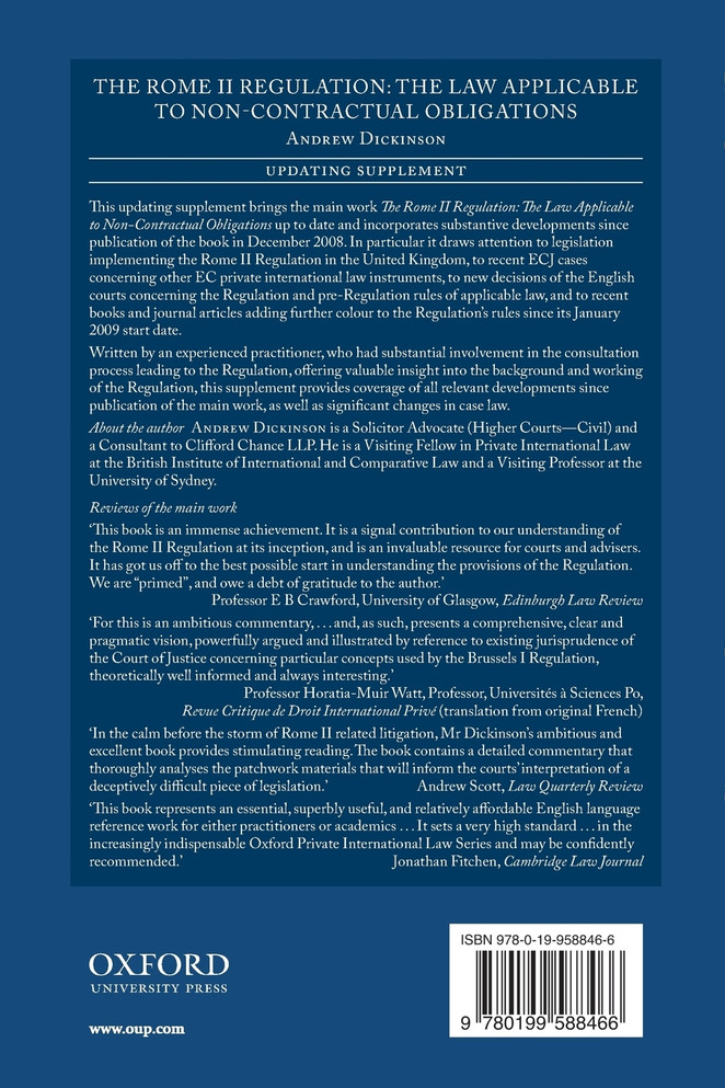 The Rome II Regulation