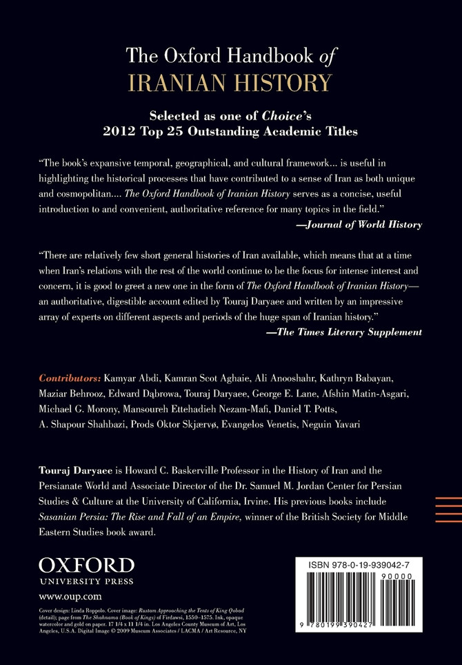 The Oxford Handbook of Iranian History