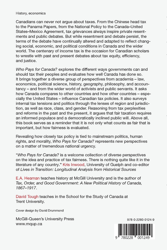 Who Pays for Canada?