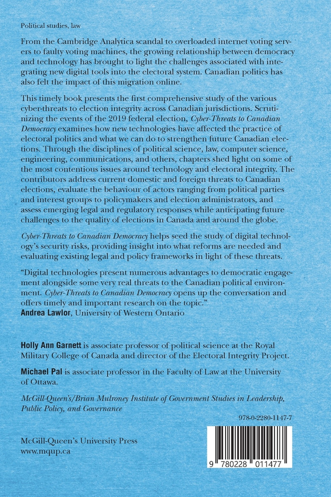 Cyber-Threats to Canadian Democracy