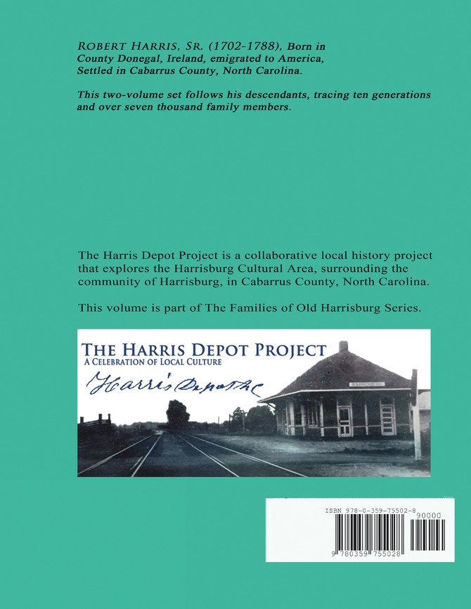 Robert Harris Sr. (1702-1788) Descendants, Vol 1