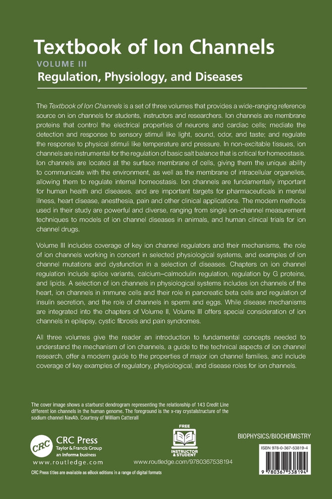 Textbook of Ion Channels Volume III
