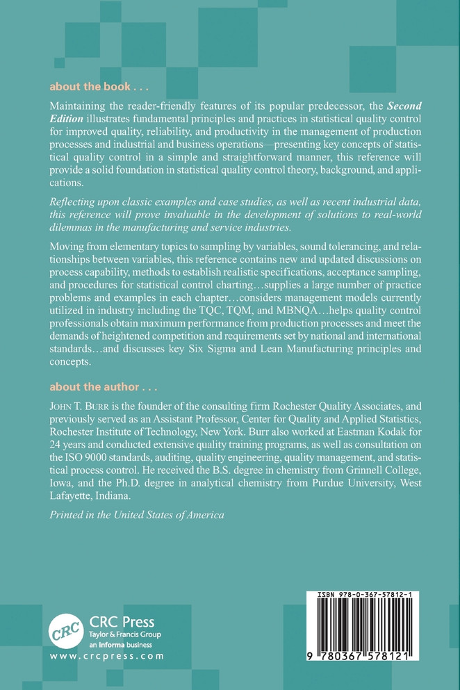 Elementary Statistical Quality Control