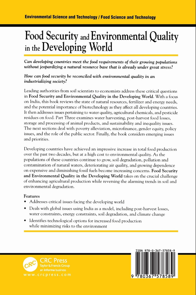 Food Security and Environmental Quality in the Developing World