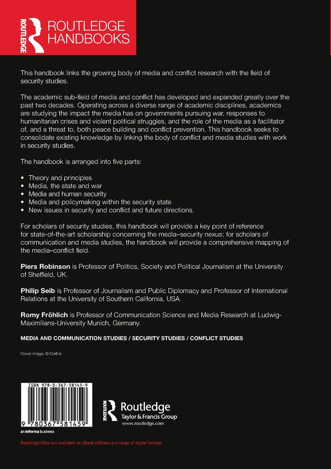 Routledge Handbook of Media, Conflict and Security