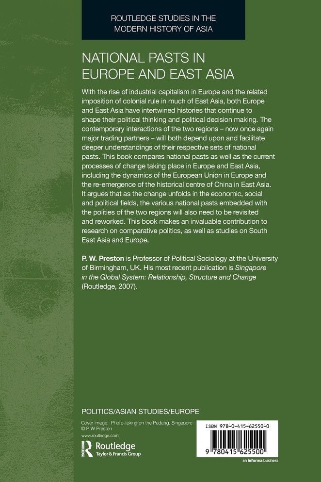 National Pasts in Europe and East Asia