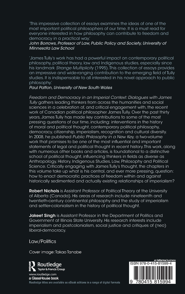 Freedom and Democracy in an Imperial Context