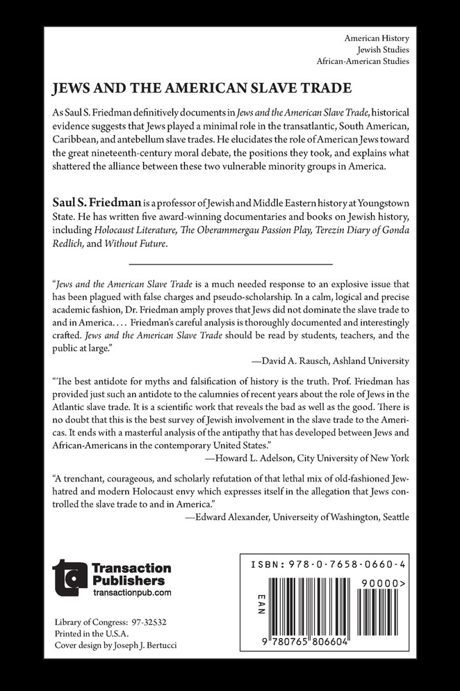 Jews and the American Slave Trade