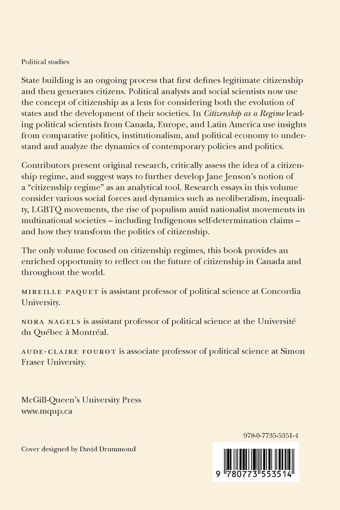 Citizenship as a Regime