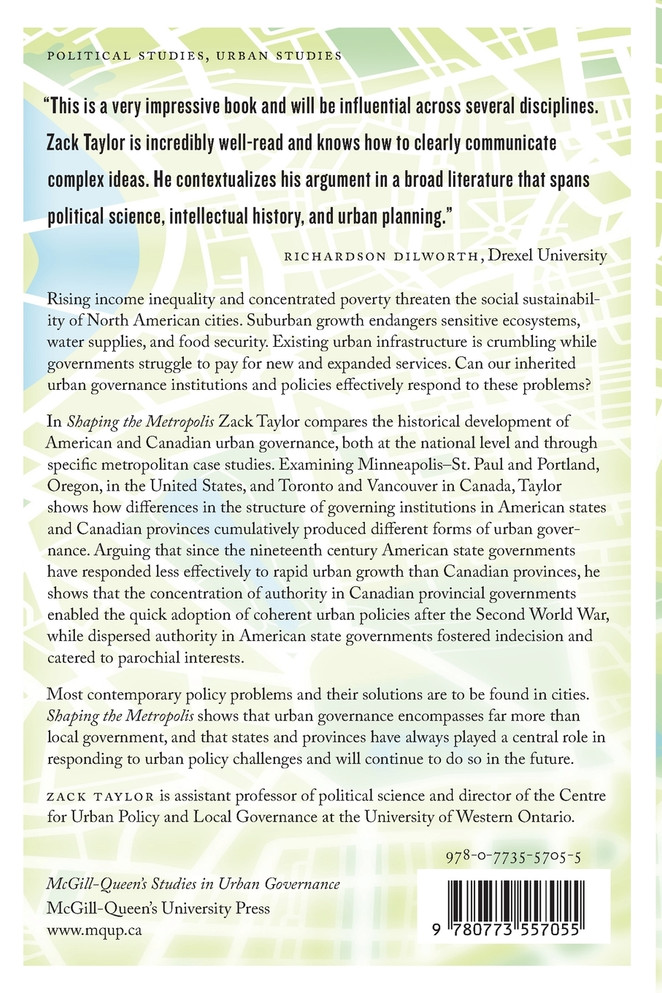 Shaping the Metropolis