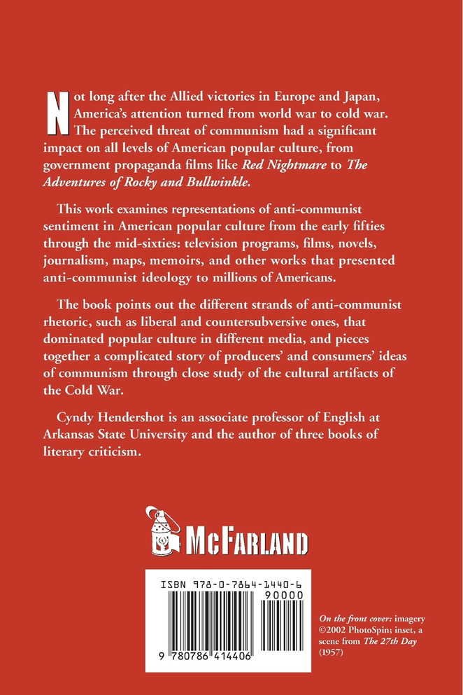 Anti-Communism and Popular Culture in Mid-Century America