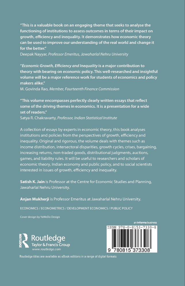 Economic Growth, Efficiency and Inequality