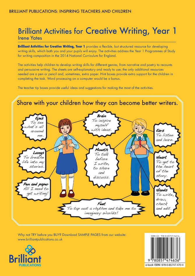 Brilliant Activities for Creative Writing, Year 1-Activities for Developing Writing Composition Skills