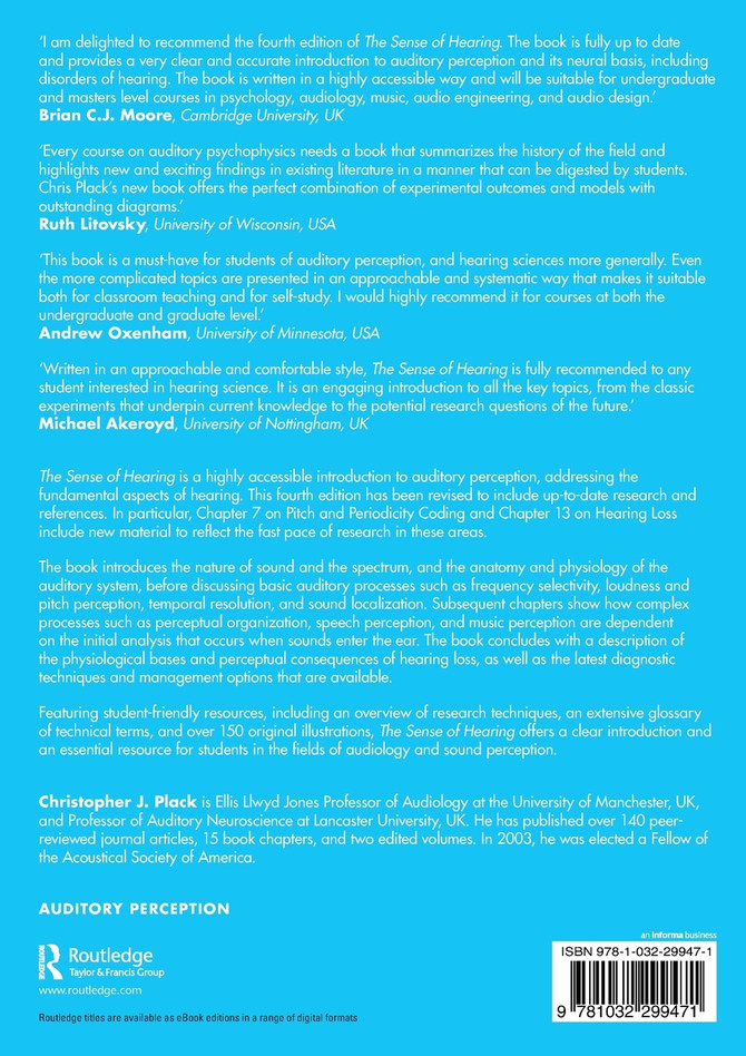 The Sense of Hearing