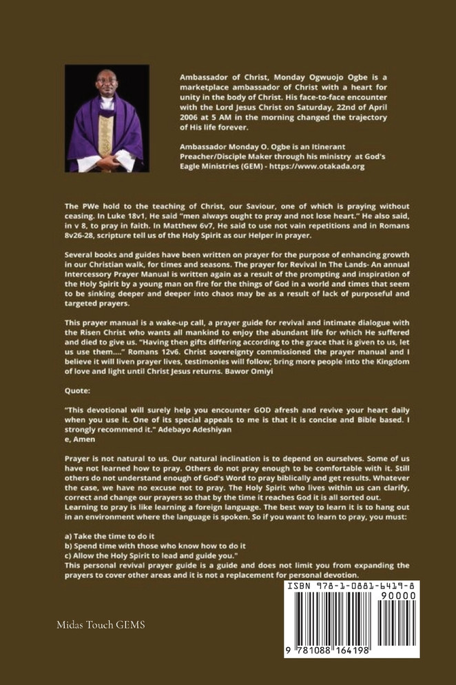 Break-free  - Daily Revival Prayers - JULY - Towards LEADERSHIP EXCELLENCE