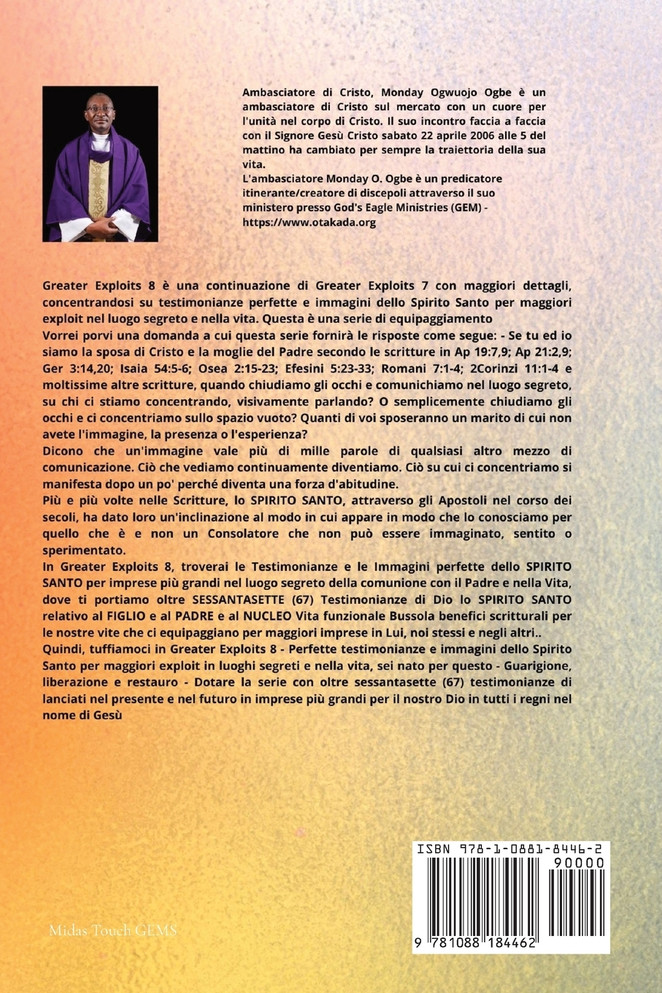Greater Exploits - 8 - Perfette testimonianze e immagini dello SPIRITO SANTO per maggiori