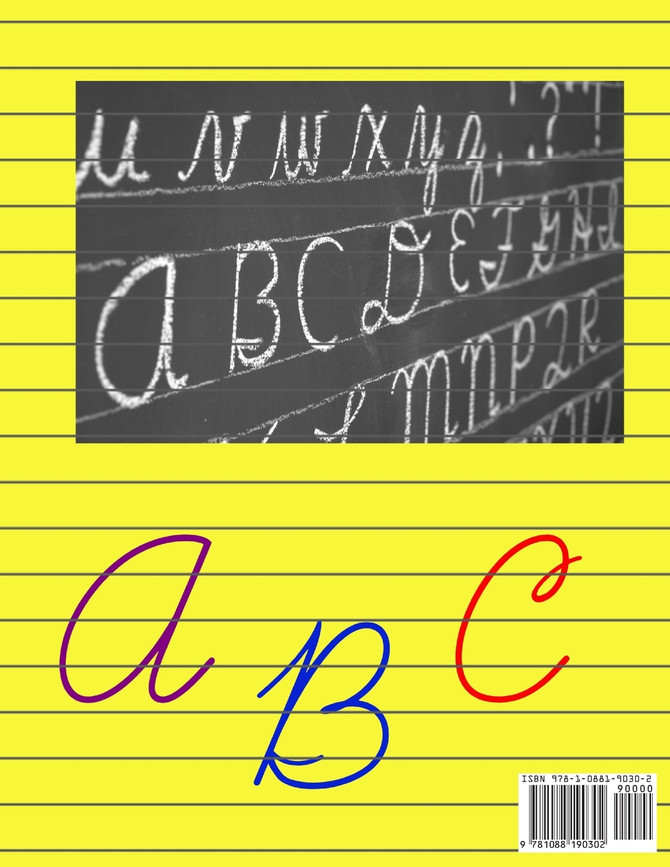 Trace Cursive Letters For Kids 3- 6
