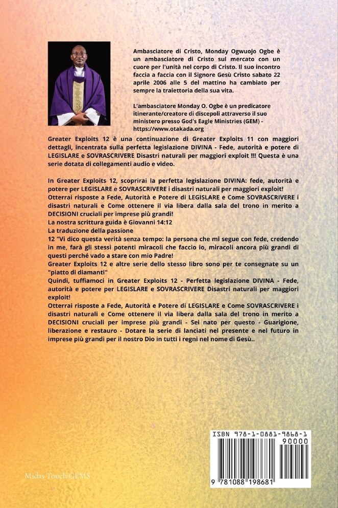 Greater Exploits - 12 - Legislazione perfetta - Fede, autorità e potere di LEGISLARE