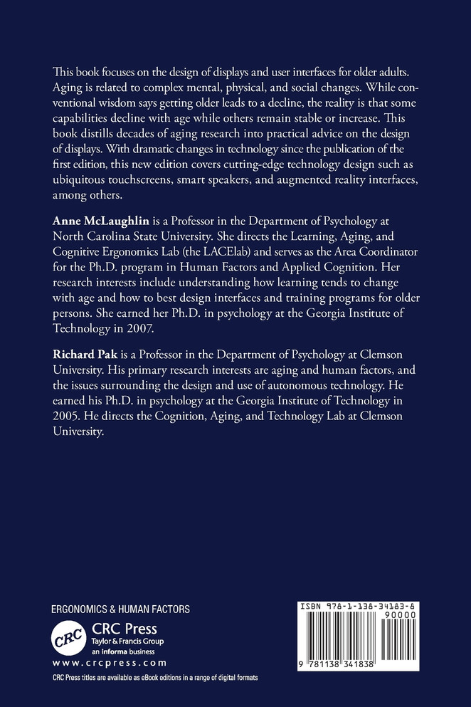 Designing Displays for Older Adults, Second Edition