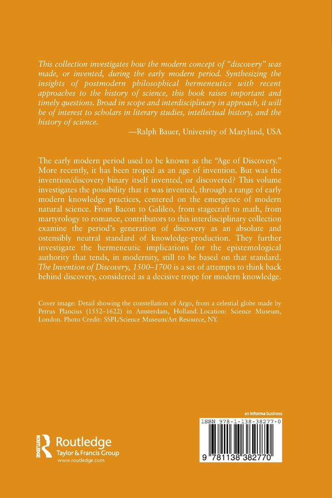 The Invention of Discovery, 1500-1700