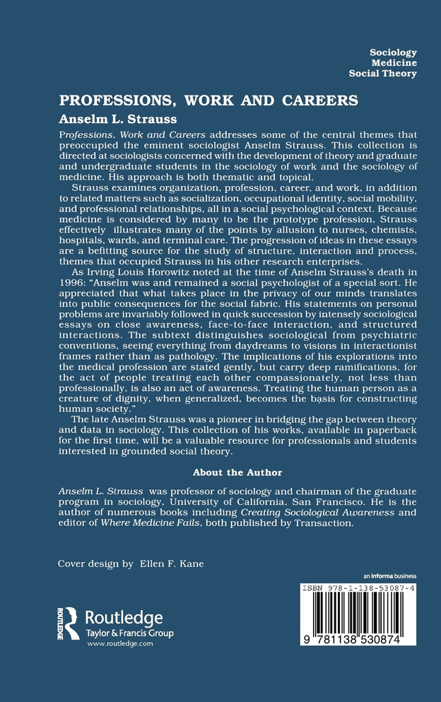 Professions, Work and Careers