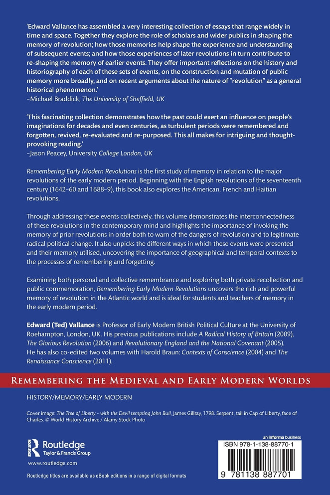 Remembering Early Modern Revolutions