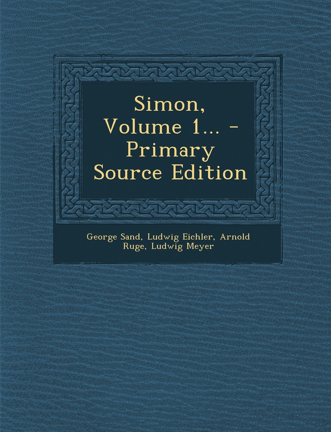 Simon, Volume 1...