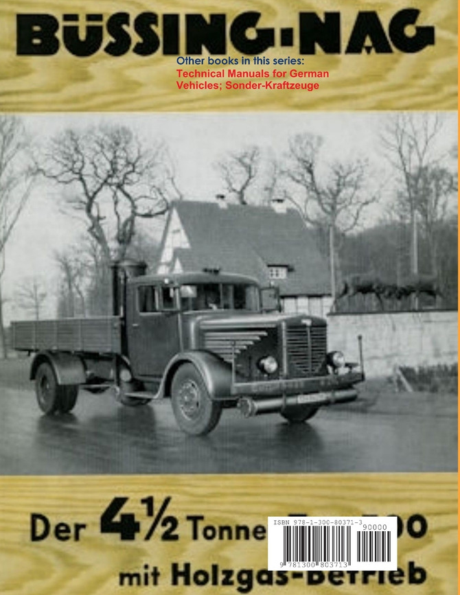 Technical Manuals for German Vehicles, Volume 1, Kraftfahrzeug