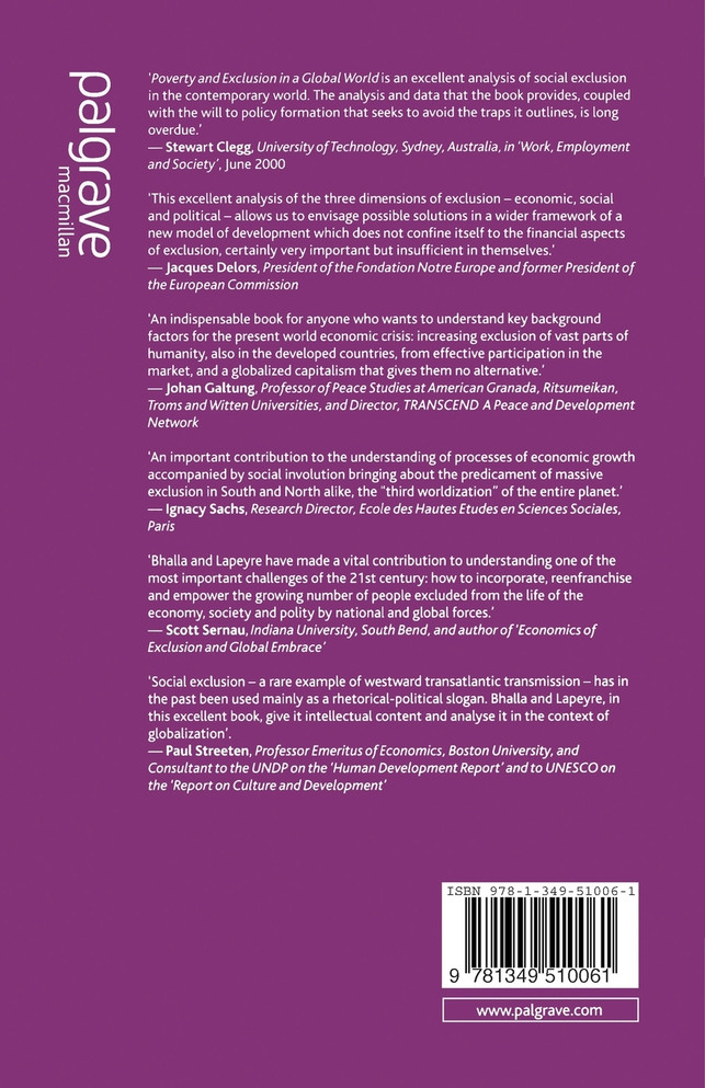 Poverty and Exclusion in a Global World